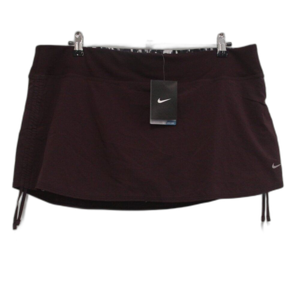 Nike Plum Skirt /Biker Shorts with Side Ties